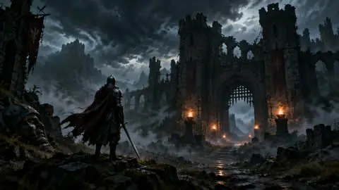 Dark fantasy: a sample picture in this look