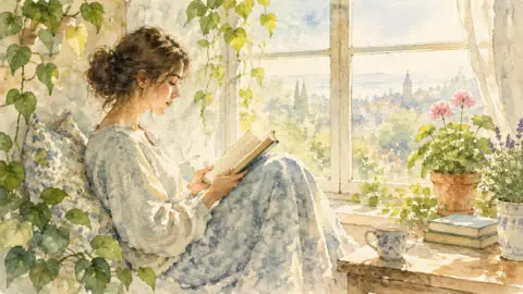 Watercolour: a sample picture in this look